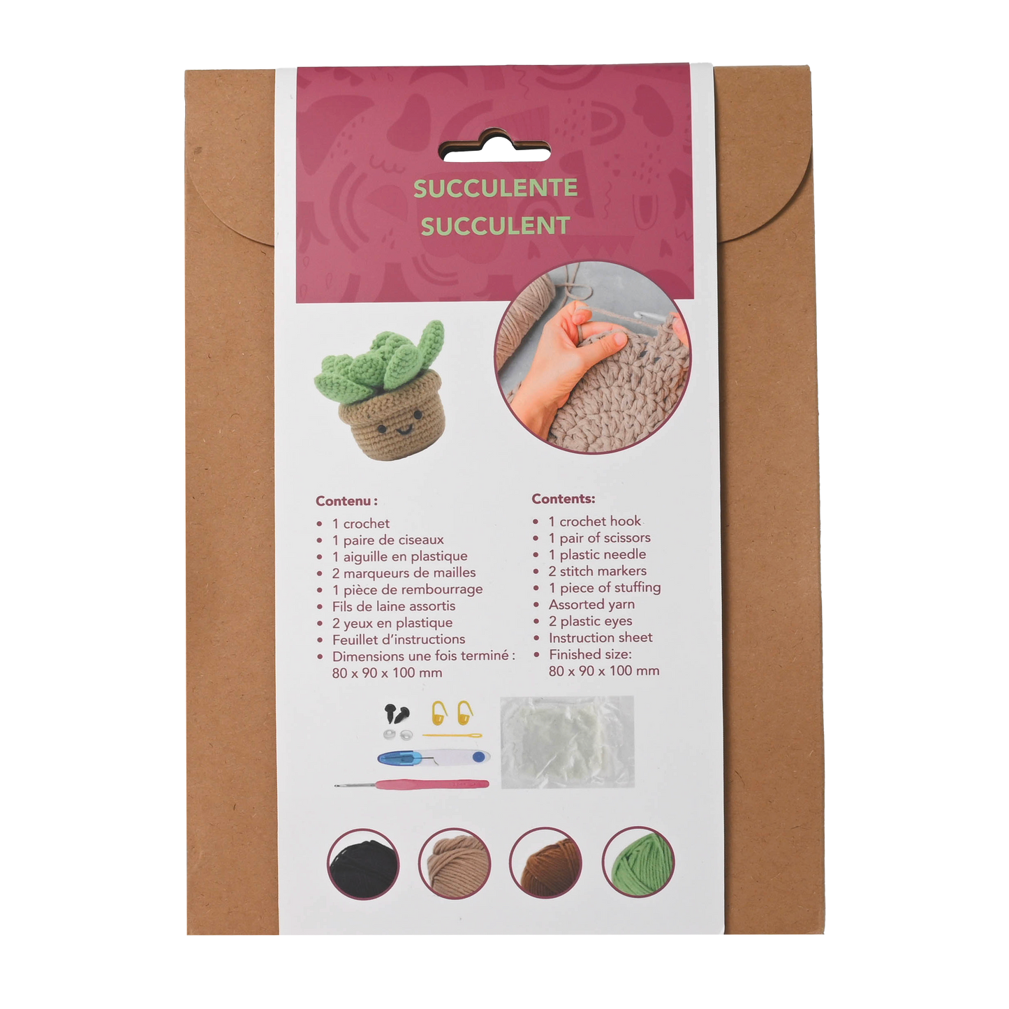 Succulent Crochet Kit