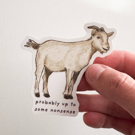 Nonsense Goat Sticker