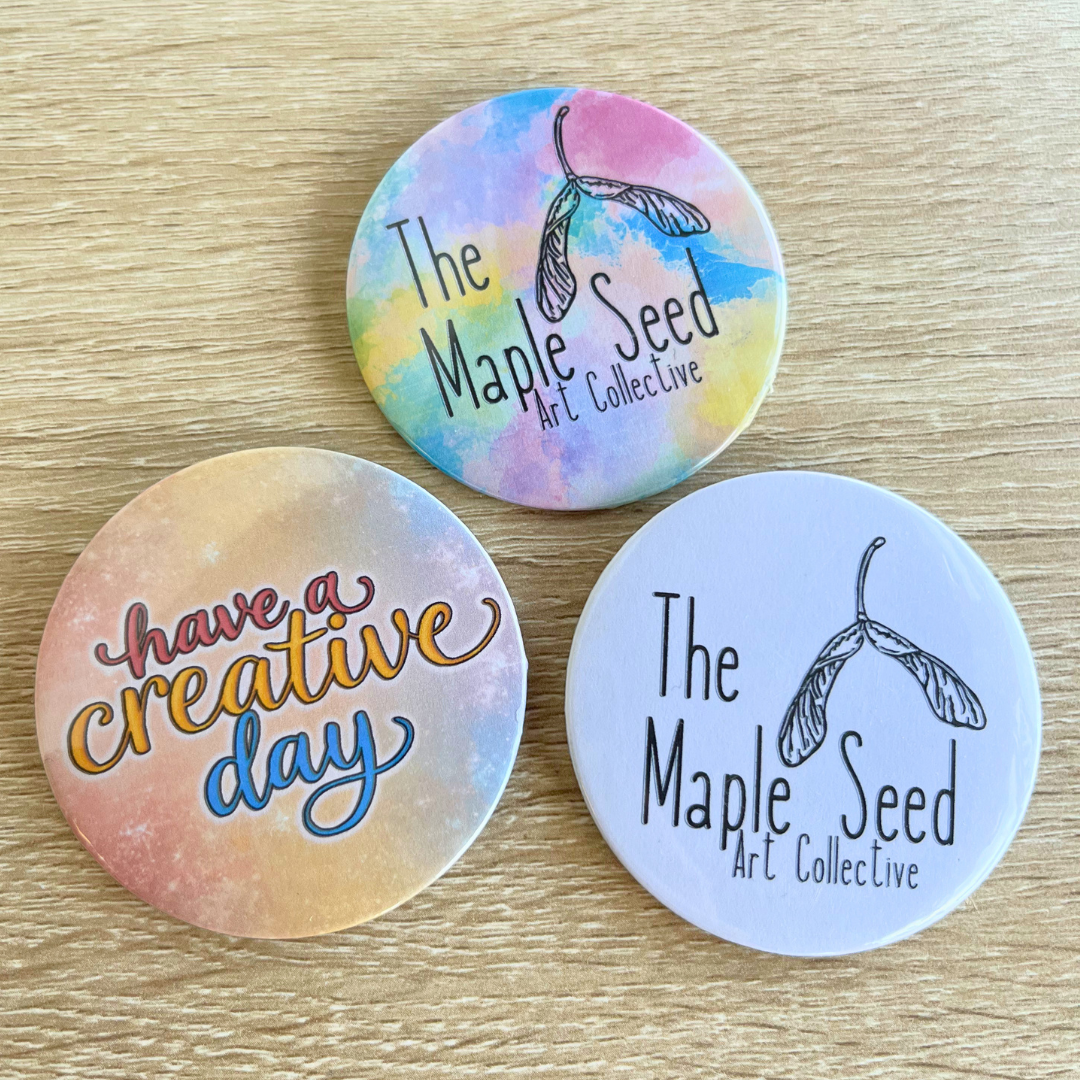 Large Maple Seed Button