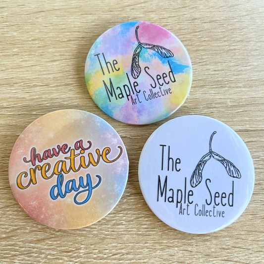Large Maple Seed Button