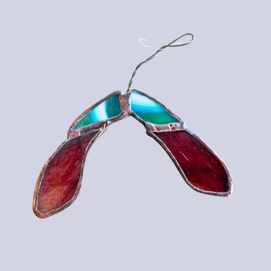 Maple Seed Stained Glass